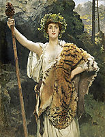 The Priestess of Bacchus, 1889, collier