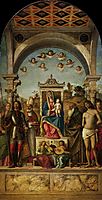 Madonna and Child with saints , c.1497, conegliano