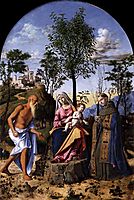Madonna of the Orange Tree with St. Ludovic of Toulouse and St. Jerome, c.1495, conegliano