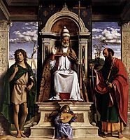 St. Peter Enthroned with Saints, conegliano