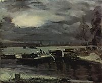 Boats on the Stour, 1811, constable