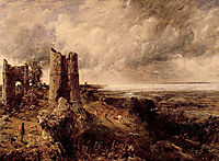 Hadleigh Castle, 1829, constable