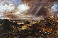 Hampstead Heath with a Rainbow, 1836, constable