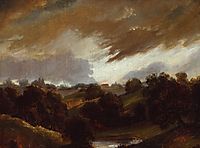 Hampstead Stormy Sky, 1814, constable