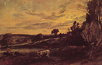 Landscape Evening, c.1812, constable