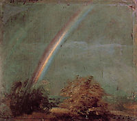 Landscape with a Double Rainbow, 1812, constable