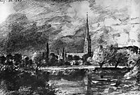 Salisbury cathedral , constable