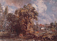 Scene on a River 1, c.1837, constable