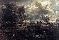 Sketch for The Leaping Horse, 1824, constable