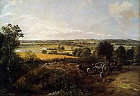 The Stour Valley with the Church of Dedham, 1814, constable