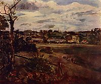 View of Highgate from Hampstead Heath, c.1834, constable