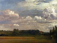 View Towards The Rectory From East Bergholt House, 1813, constable