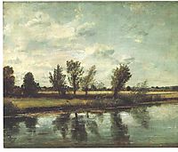 Water Meadows near Salisbury, 1820, constable