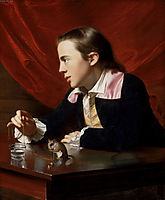  Boy with Squirrel (Henry Pelham), 1765, copley