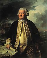Clark Gayton, Admiral of the White, 1779, copley