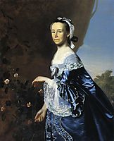 Mrs.James Warren (Mercy Otis), c.1763, copley