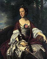 Mrs. Jerathmael Bowers, c.1763, copley