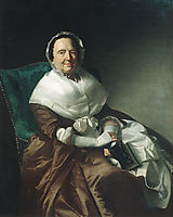 Mrs. Sylvanus Bourne, 1766, copley