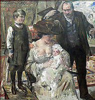 The Artist and His Family, 1909, corinth