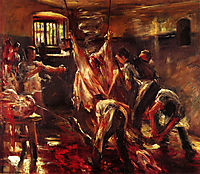 In the Slaughter House, 1893, corinth