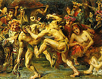 Odysseus Fighting with the Beggar, 1903, corinth