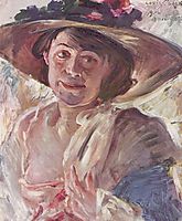Porträt der Charlotte Berend-Corinth, 1912, corinth