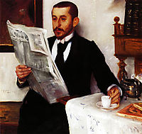 Portrait of the Painter Benno Becker, 1892, corinth