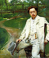 Portrait of the Pianist Conrad Ansorge, 1903, corinth