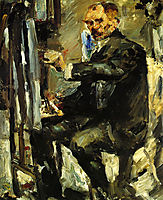 Self-Portrait at the Easel, 1922, corinth