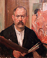 Self-portrait without a collar, 1900, corinth