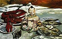Still Life with Buddha-Lobsters and Oysters, 1916, corinth