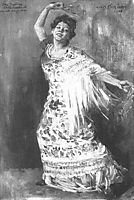 Tilla Durieux as a Spanish Dancer, 1908, corinth