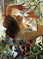Woman with Lilies in a Greenhouse, 1911, corinth