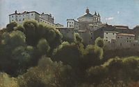 Ariccia, Palazzo Chigi, 1826, corot