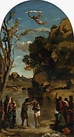 The Baptism of Christ (study), 1845, corot