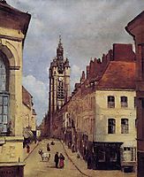 The Belfry of Douai, 1871, corot