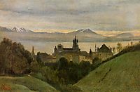 Between Lake Geneva and the Alps, 1825, corot