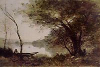 The Boatmen of Mortefontaine, 1870, corot