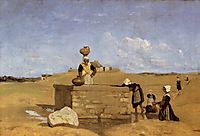 Breton Women at the Well near Batz, c.1844, corot