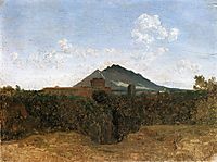 Civita Castellana and Mount Soracte, 1826, corot