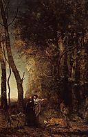 Dante and Virgil, 1859, corot
