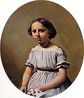 The Eldest Daughter of M. Edouard Delalain (Mme. de Graet), c.1850, corot