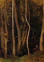 Figures in a Forest, c.1860, corot