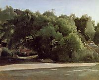 Fontainebleau, the Road to Chailly, c.1824, corot