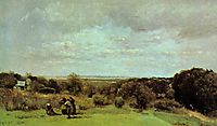 The Grape Harvest at Sevres, c.1865, corot