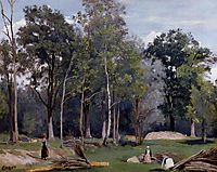 In the Woods at Ville d-Avray, corot