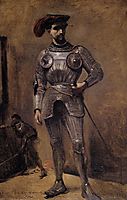 The Knight, 1868, corot