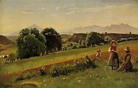 Landscape at Mornex, Haute Savoie, 1842, corot