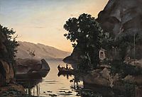 Landscape near Riva on Lake Garda, 1835, corot