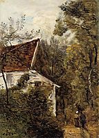 Luzancy, the Path through the Woods, 1872, corot